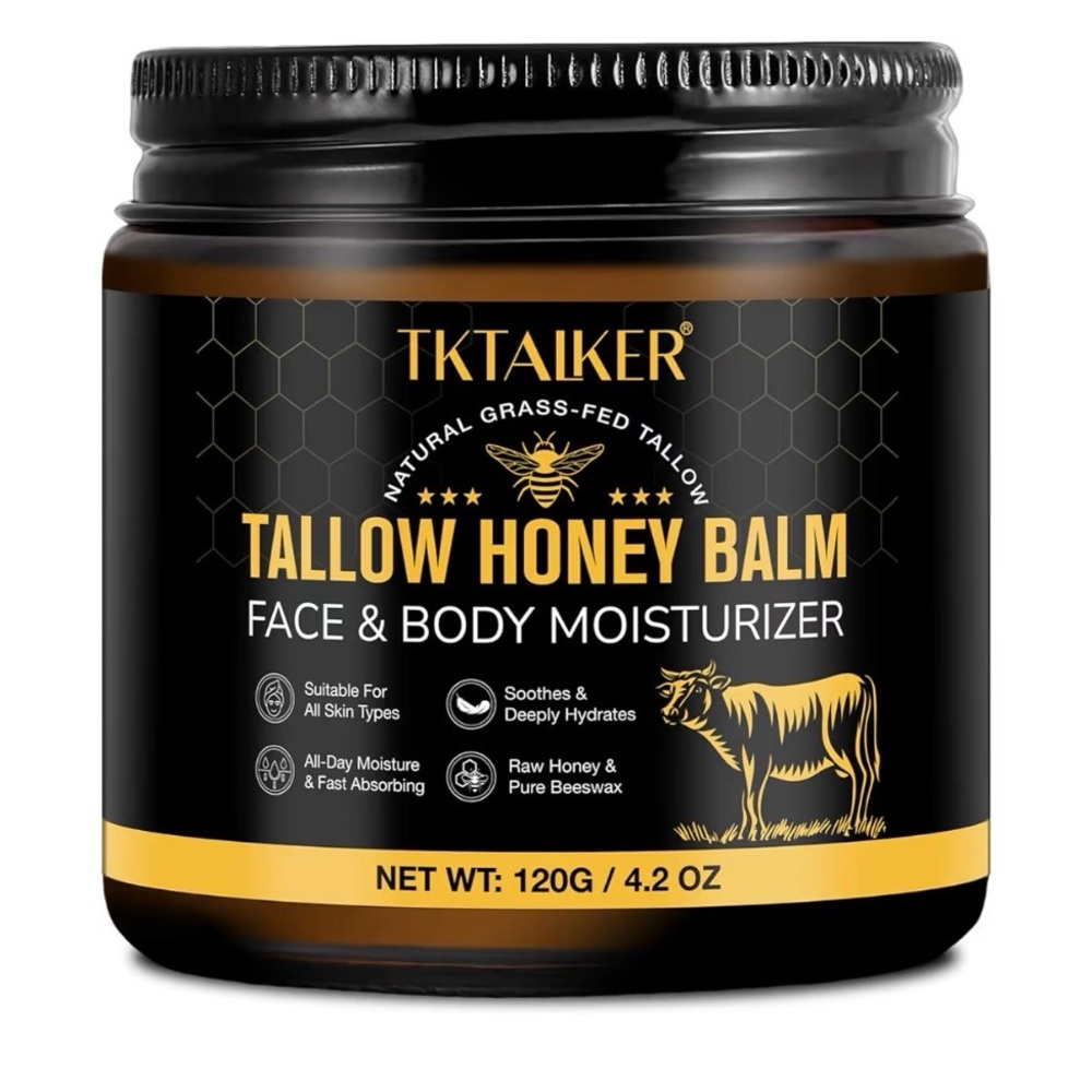 Tktalker Tallow Honey Balm Face & Body Moisturizer - NWT